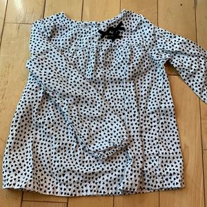Carter’s 3T black and white heart blouse!